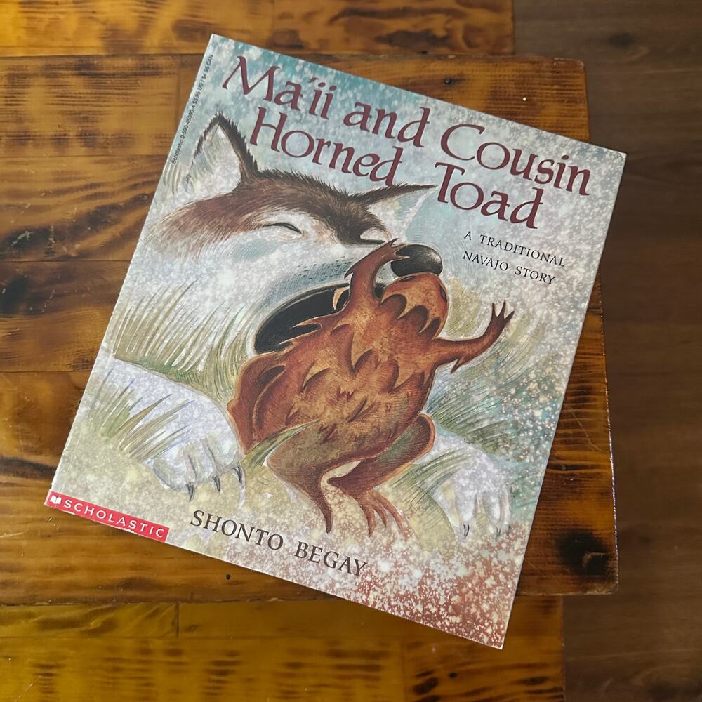 Vintage '92 Ma'ii & Cousin Horned Toad A Traditional Navajo Story Paperback Book